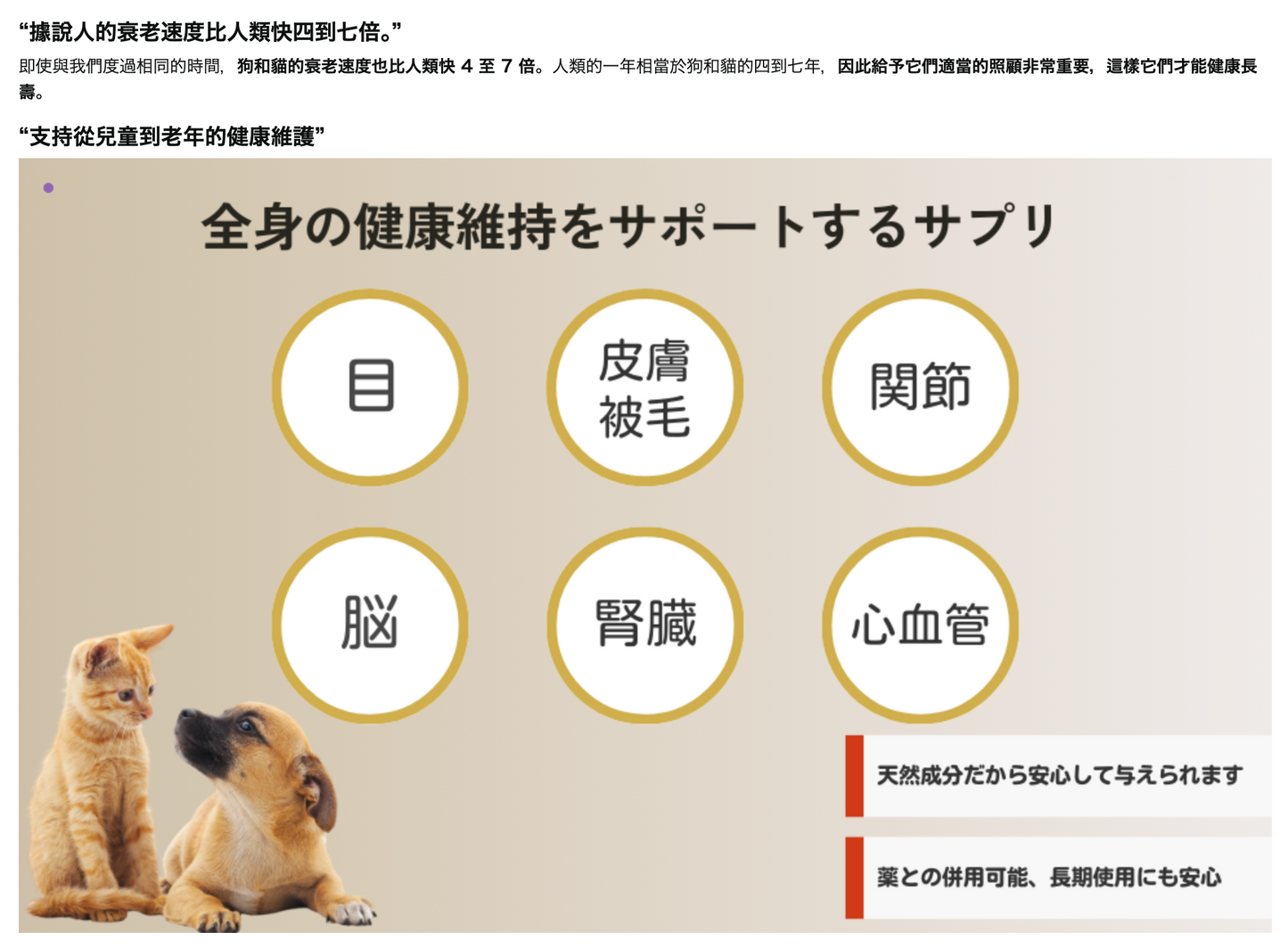 日本製 高品質 貓狗適用保健DHA蝦紅素 60粒 - Marche Tokyo Cat