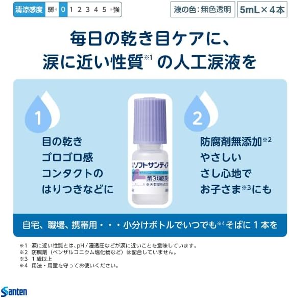 Soft Santen 人工淚液 5mL×4