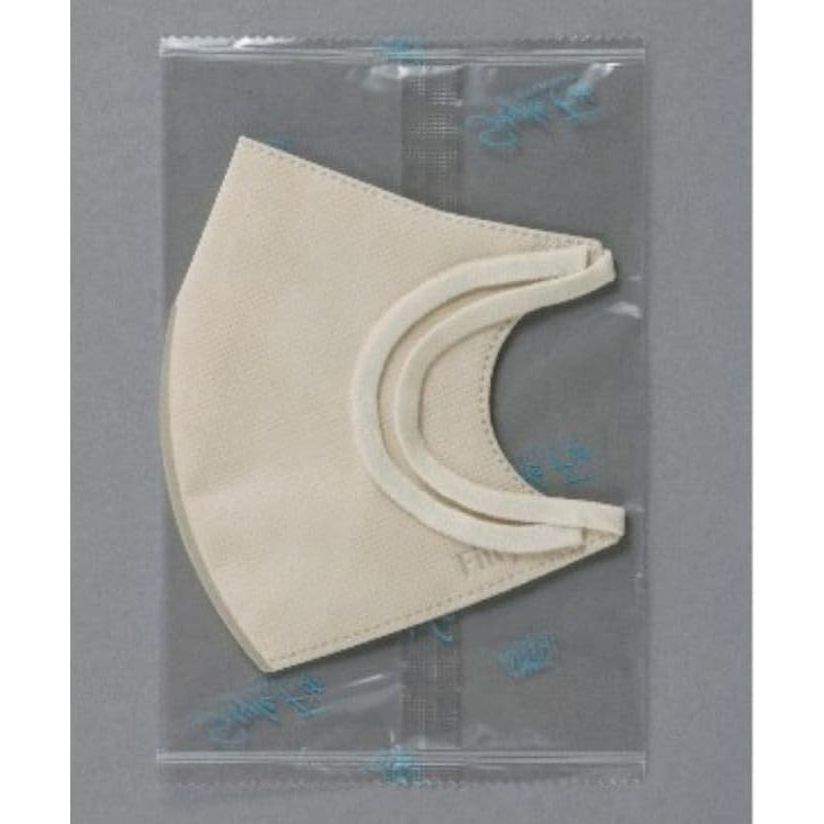 特惠裝! Fitty 舒適立体日本口罩 Beige 7片(M) (米色) (x10包) - Marche Tokyo facemask