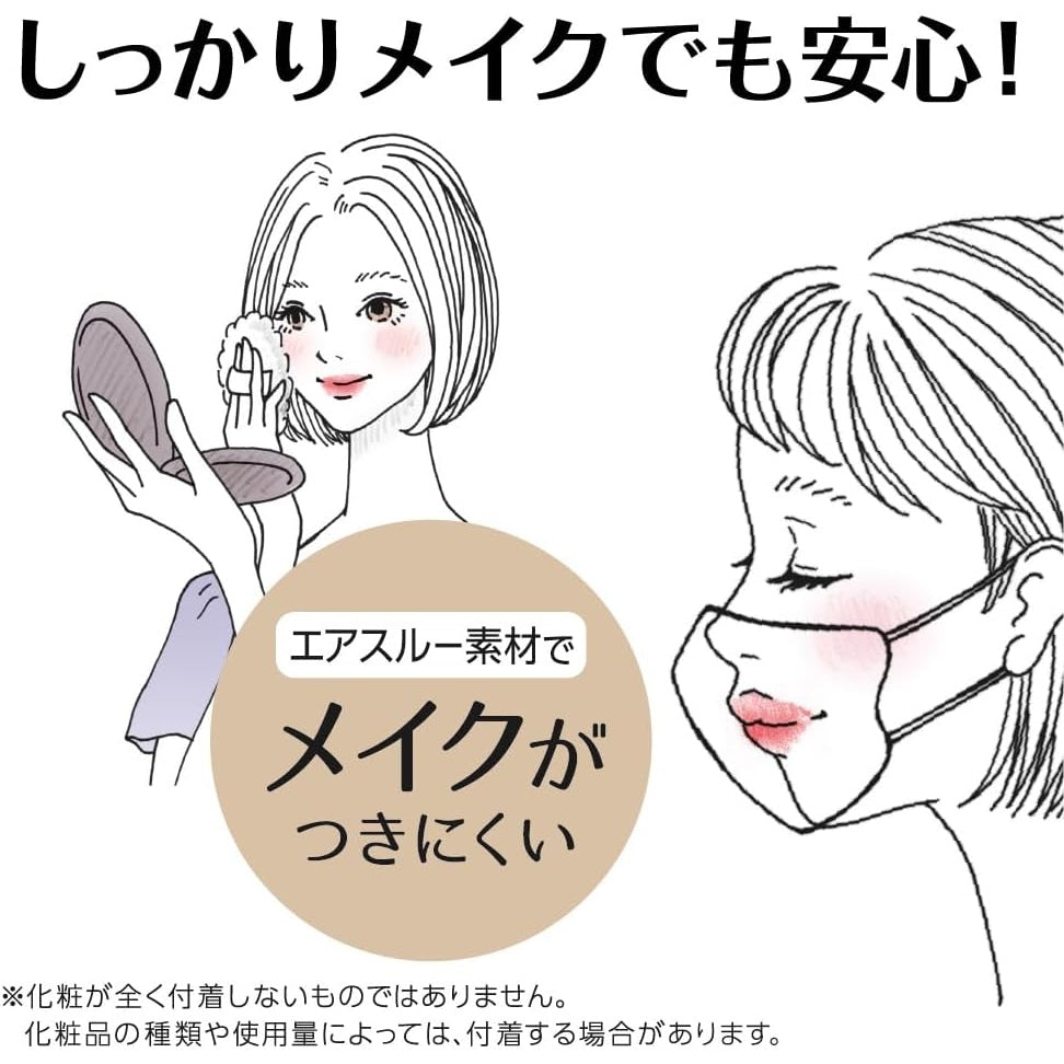 白元 be-style 貼面立体口罩 Premium Beige 5片 米啡 x5 set