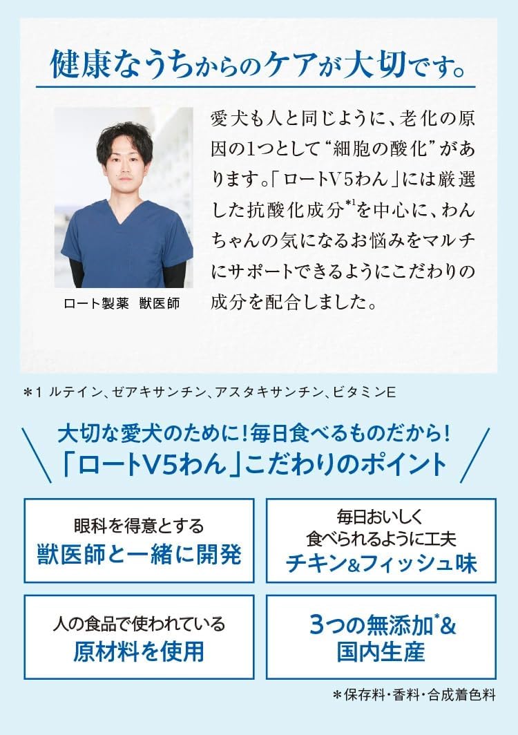 Rhoto 欒敦 V5 狗用 護目素 62粒