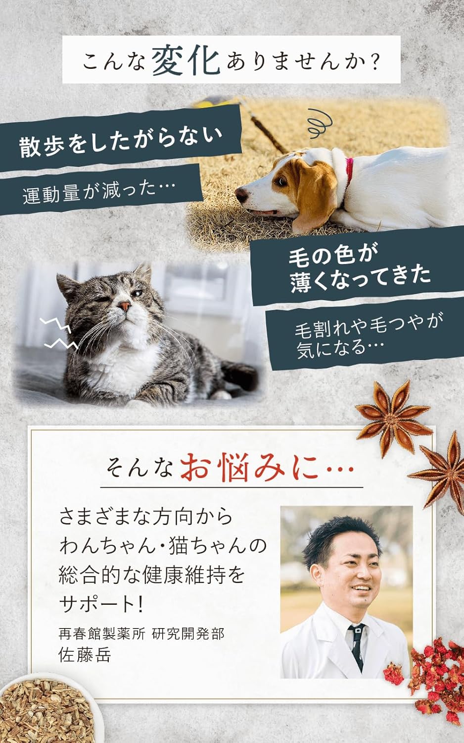 【再春館製薬所】犬猫生活-狗貓專用抗衰老護理泥 1袋30包 (獣医小島麻里監修)
