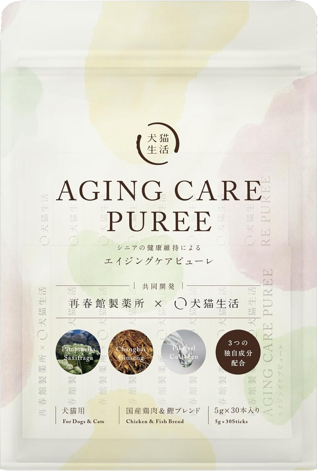 【再春館製薬所】犬猫生活-狗貓專用抗衰老護理泥 1袋30包 (獣医小島麻里監修)