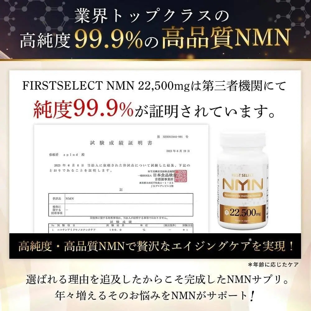 Aprod NMN補充劑22500mg(高純度99.9%/日本製造)高含量抗衰老藥物國家GMP認證工廠(1片250mg/耐酸膠注入腸道)