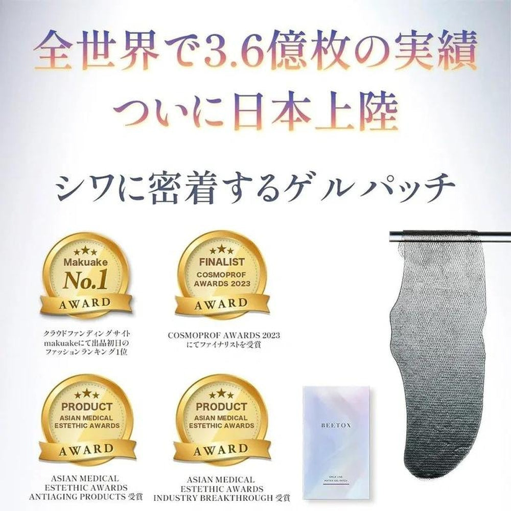 BEETOX 基質凝膠貼片(眼部) 額頭眼部 口腔皺紋 下垂提拉 玻尿酸 保濕 菸鹼醯胺