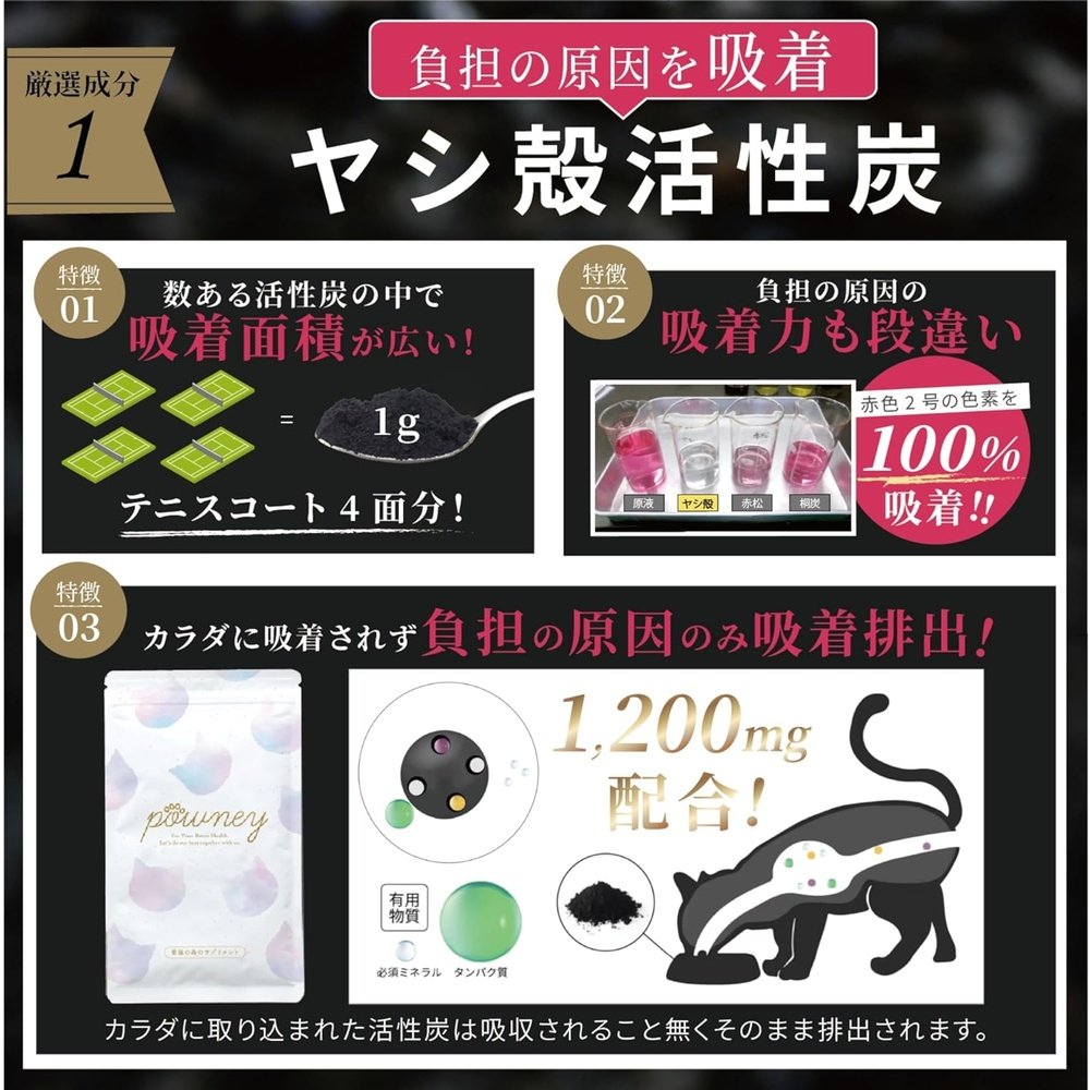 HUGME SHOP powney貓咪補品30g腎尿膀胱椰殼活性碳Powney蔓越莓殼粉
