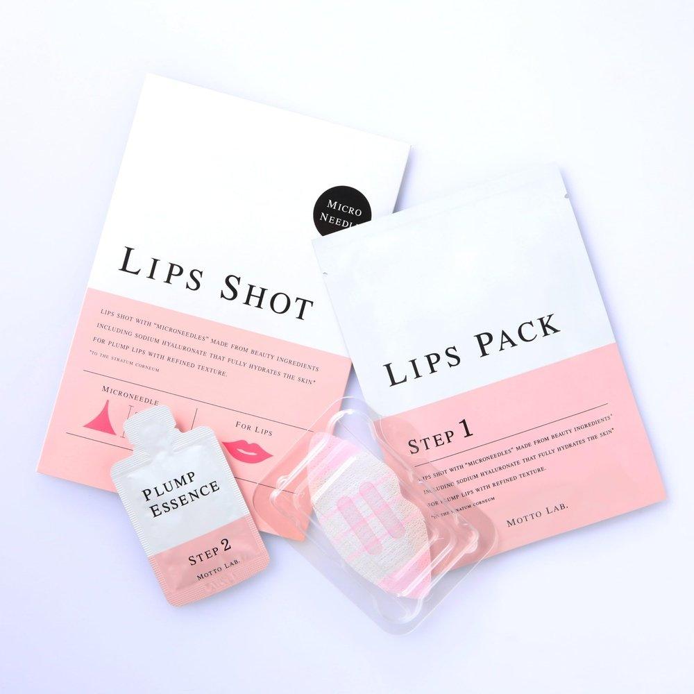 【官方】Lipshot微針針貼唇膜唇部護理精華透明酸唇膜保濕(1片)