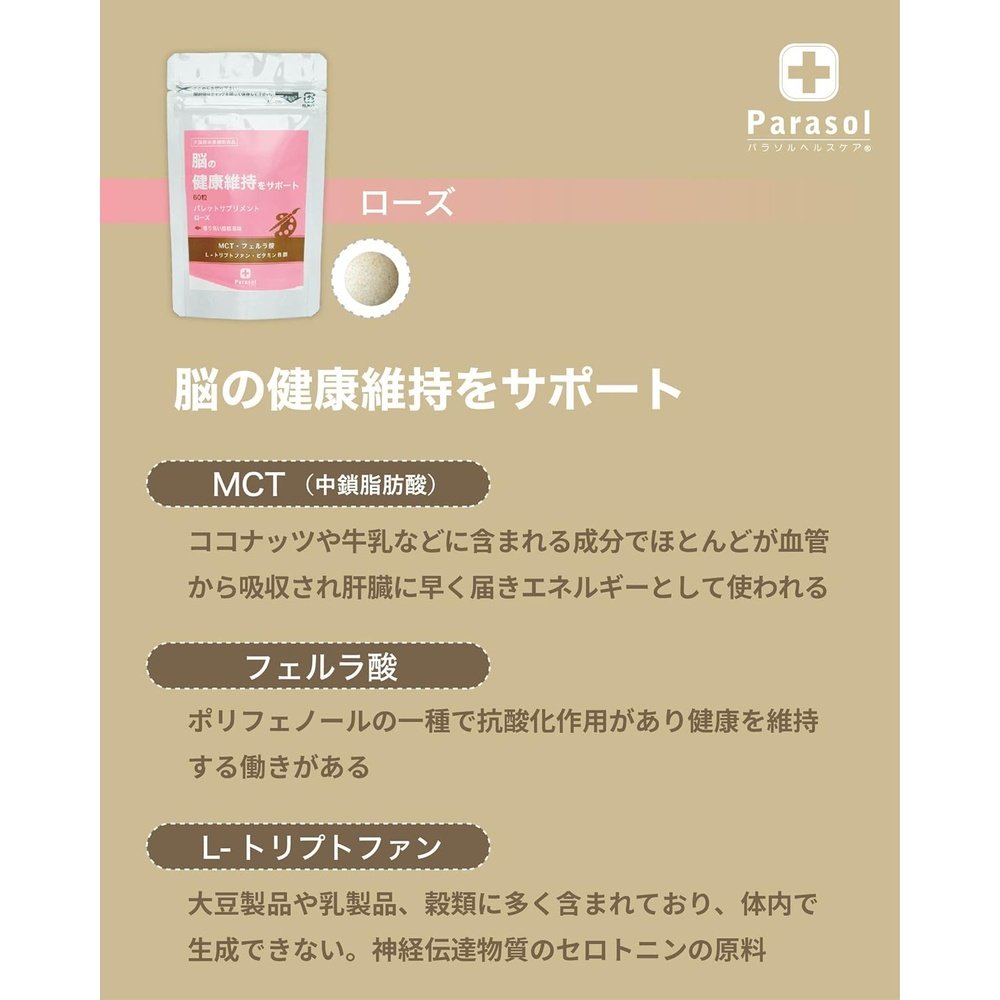 Parasol Palette 補充劑玫瑰 60 片,適用於狗和貓
