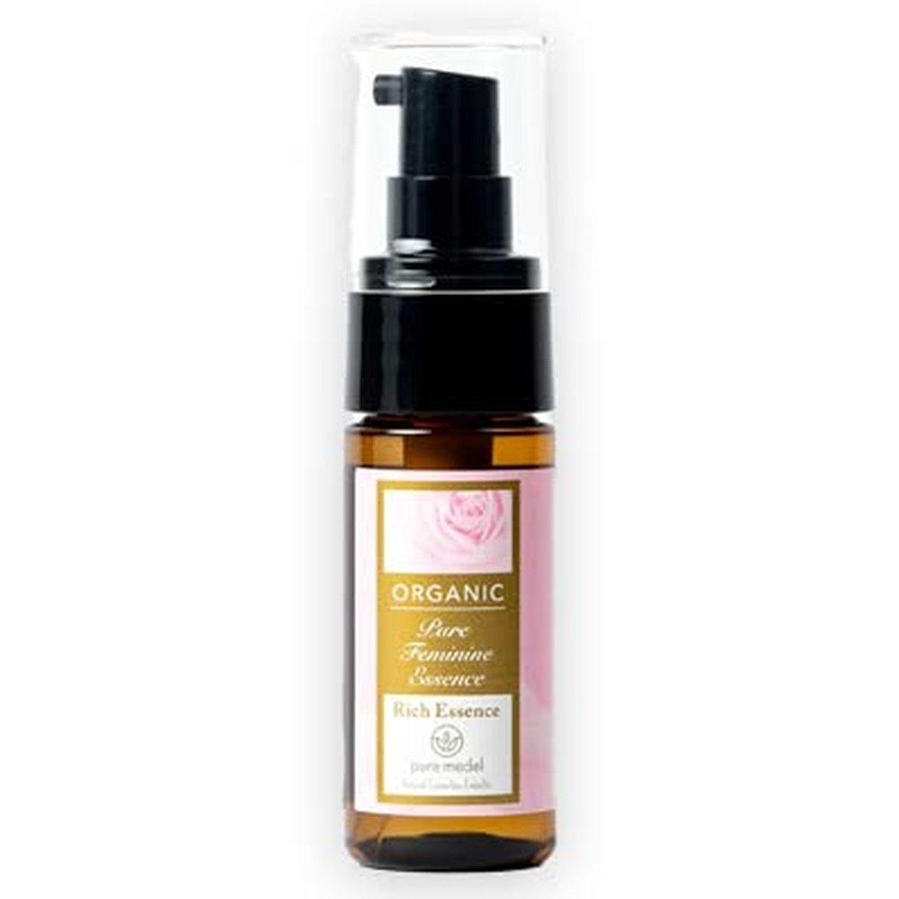細膩地帶暗黑保濕無添加精華液Pure Medel Pure女性精華20ml(玫瑰)