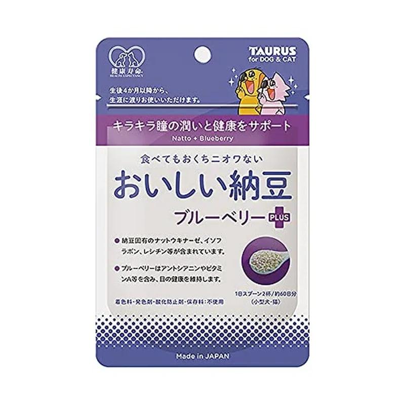 Taurus 寵物狗/貓補充劑美味納豆蔓越莓加 30 克