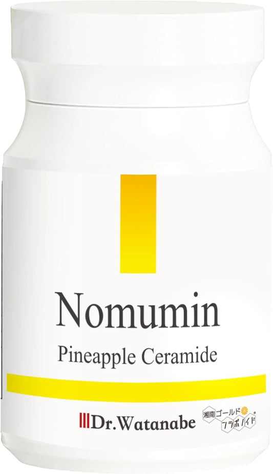 [Dr.Watanabe] Nomumin Ceramide 1,050mg NMN 3,000mg 60 tablets 1 month supply Supervised by a medical doctor Domestic production Highly moisturizing Folic acid Vitamin B supplement Soft capsule Pineapple ceramide