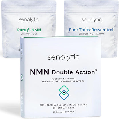 Senolytic NMN Double Action, made in Japan, 60 capsules