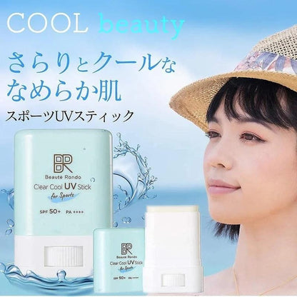 Beauté Rondo 清涼運動防曬棒 日本製 SPF50+, PA++++, 防水, 兒童可用 防曬禮品棒 15g