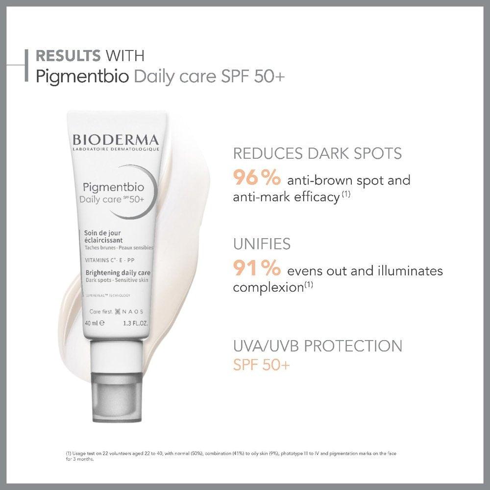 【正品】Bioderma貝德瑪 Pigmenbio Daily UV Care White 40mL 日間乳液 SPF50+/PA++++ 打造清透光澤肌膚 含維生素 C 衍生物 濃鬱花香 無著色劑 無乙醇 無添加對羥基苯甲酸酯