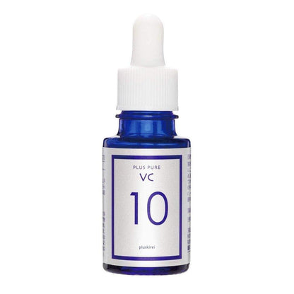 維生素 C 精華液 Pluskirei Plus Pure VC10 含有 10% 純維生素 C 的兩性精華液（10mL 約 1 個月）