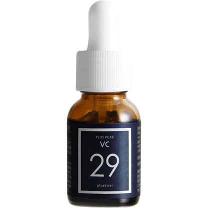 維生素 C 精華液 Pluskirei Plus Pure VC29 含有 29% 純維生素 C 的兩性精華液（12mL，約 1 個月的用量）