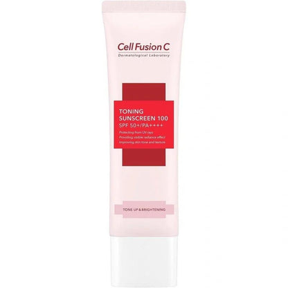 Cell Fusion C TONING SUNSCREEN 100 SPF50+/PA++++/防曬/提亮/紫外線護理/底妝/正品/官方銷售/調色防曬霜