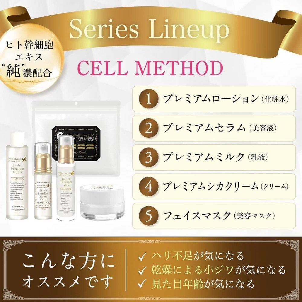 人體幹細胞精華 Cell Method Enrich Premium Serum 30ml 人體幹細胞培養液 EGF FGF 毛細因子 高含量幹細胞化妝品 日本製 化妝品