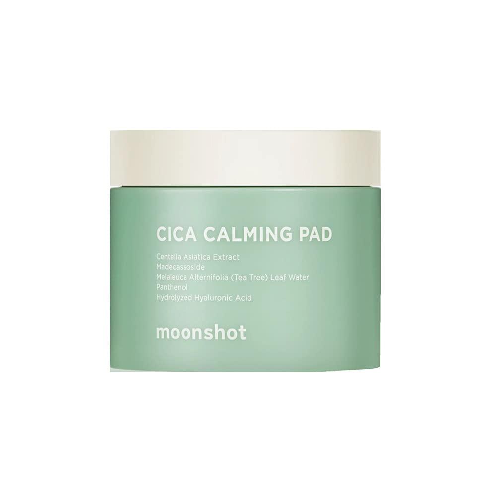 Cica Pack Moonshot Moonshot CICA Pack 擦拭墊 50 片 韓國化妝品爽膚水墊 Cica Pad Face Pack 部分包“面膜去角質皮脂護理毛孔保濕美麗肌膚緊緻”“Eye Pack 眼膜面膜”