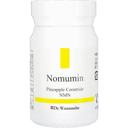 Dr.Watanabe Nomumin 神經醯胺 1,050mg NMN 3,000mg 60 片 1 個月供應 由醫生監督 國產 高保濕 葉酸 維生素 B 補充劑 軟膠囊 鳳梨神經醯胺