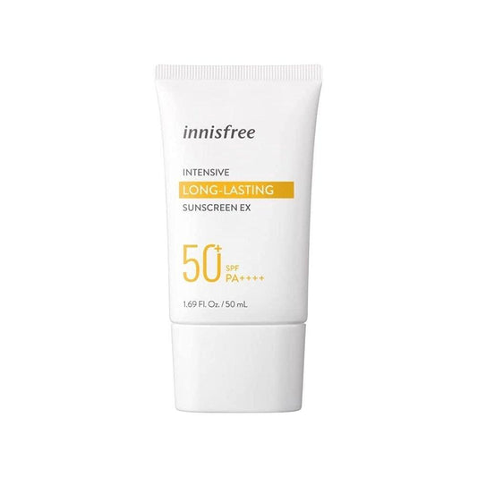 Innisfree 強效持久防曬乳 EX SPF50+ / PA++++ 60mL 底妝/防曬乳 腮紅、透明、保濕、遮蓋毛孔、提亮妝前乳、防水