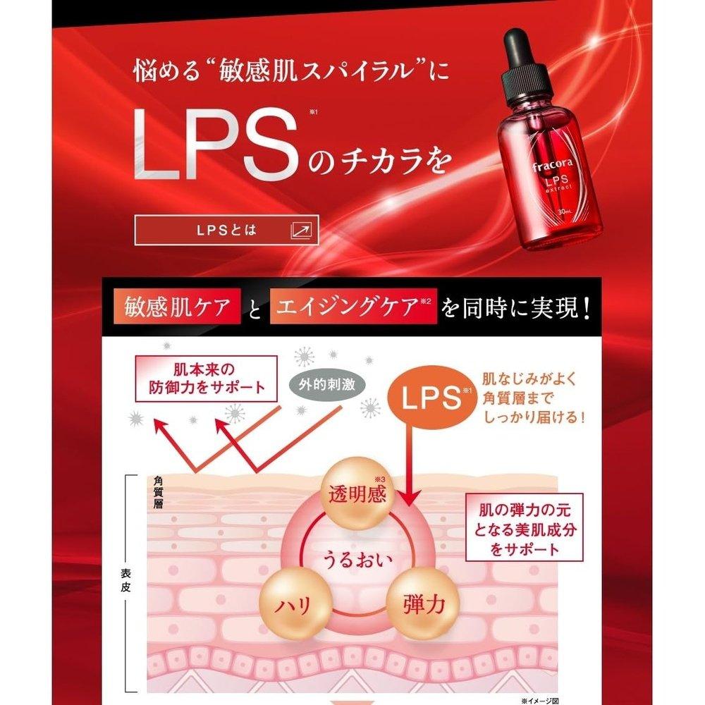 LPS原液Fracolla 美容液、保濕、原液、保濕、敏感肌膚、彈性、光澤、LPS、無香料、無色素 30ml/1瓶