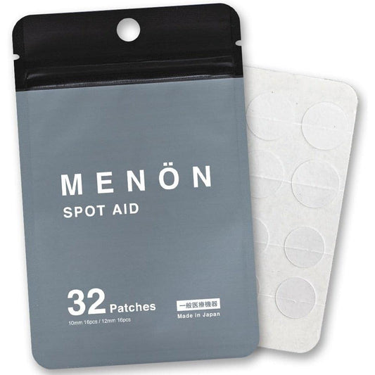 MENON Spot Aid 32 貼通用醫療器材水膠體積雪草茶樹祛痘貼祛痘貼護理面膜粗糙祛痘