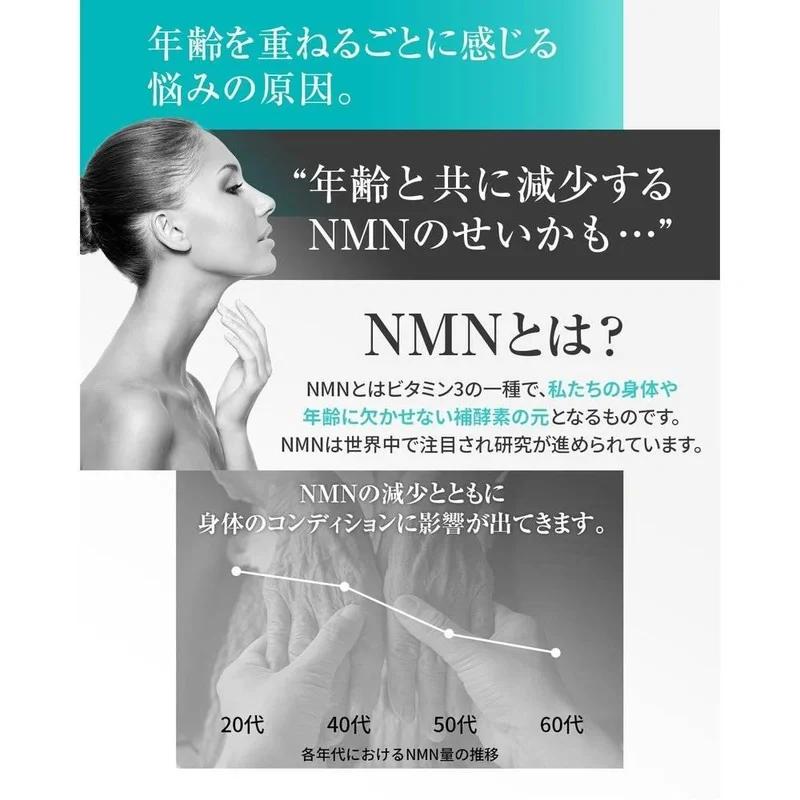 【營養功能食品】NMN補充液 100%高純度 日本製造 20400mg 12種玻璃物質 大容量白餃子 抗酸膠 日本製造 綠巨人因子