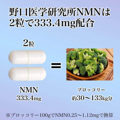 日本製造 NMN 10000mg 含有 NMN 野口醫學研究所　煙醯胺單核苷酸