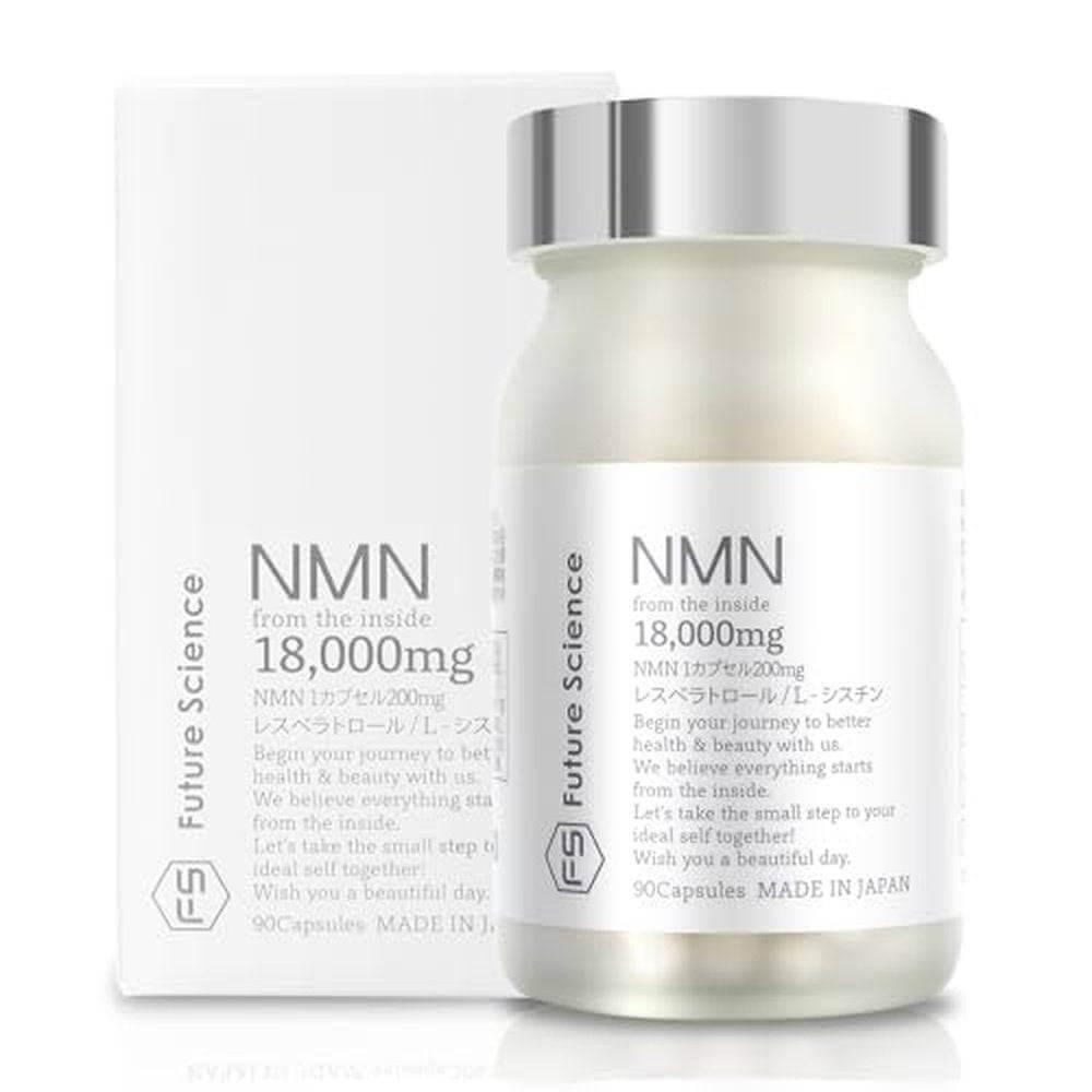 NMN 6000mg 高純度100%補充劑（30粒/酵母發酵/日本製造）抗衰老護理（含美容成分/胱氨酸/白藜蘆醇） Future Science