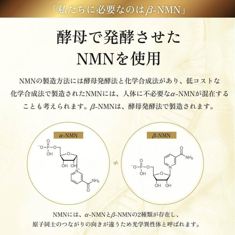 NMN Premium 30000mg 補充劑高純度 100%（120 粒/分析/日本製造）含有 PQQ CoQ10（抗衰老/美容）酵母發酵方法（未來科學）