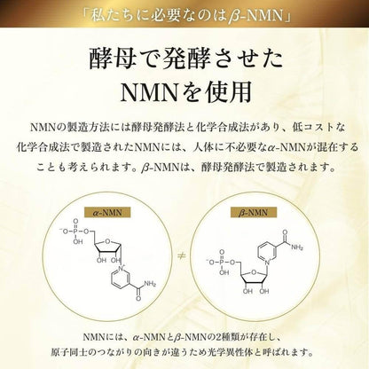 NMN Premium 30000mg 補充劑高純度 100%（120 粒/分析/日本製造）含有 PQQ CoQ10（抗衰老/美容）酵母發酵方法（未來科學）