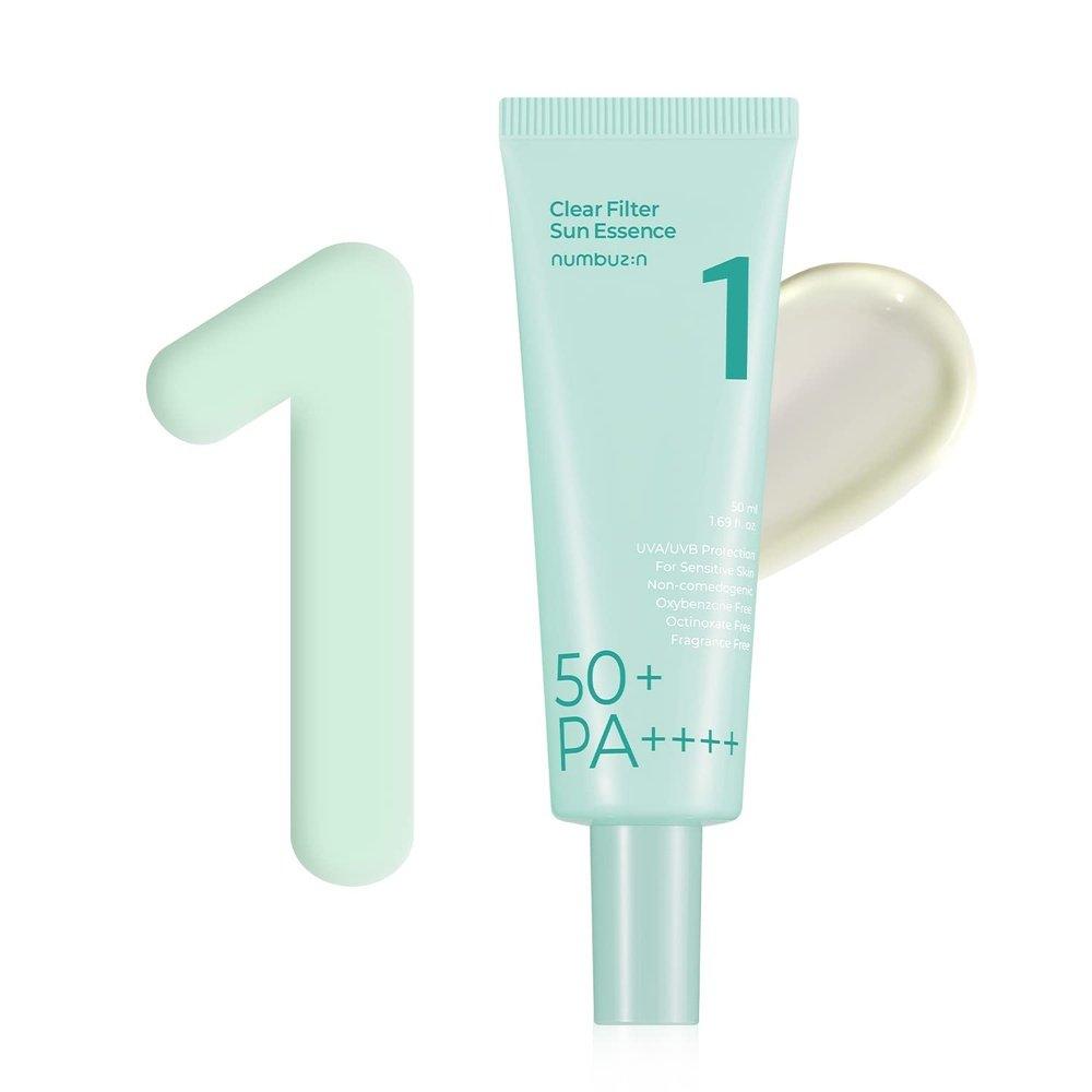 Numbers In numbuzin No. 1 Green Grass Moisture Coating UV Cream SPF50+ PA++++ 50ml 紫外線護理防曬霜 韓國化妝品 韓國護膚品