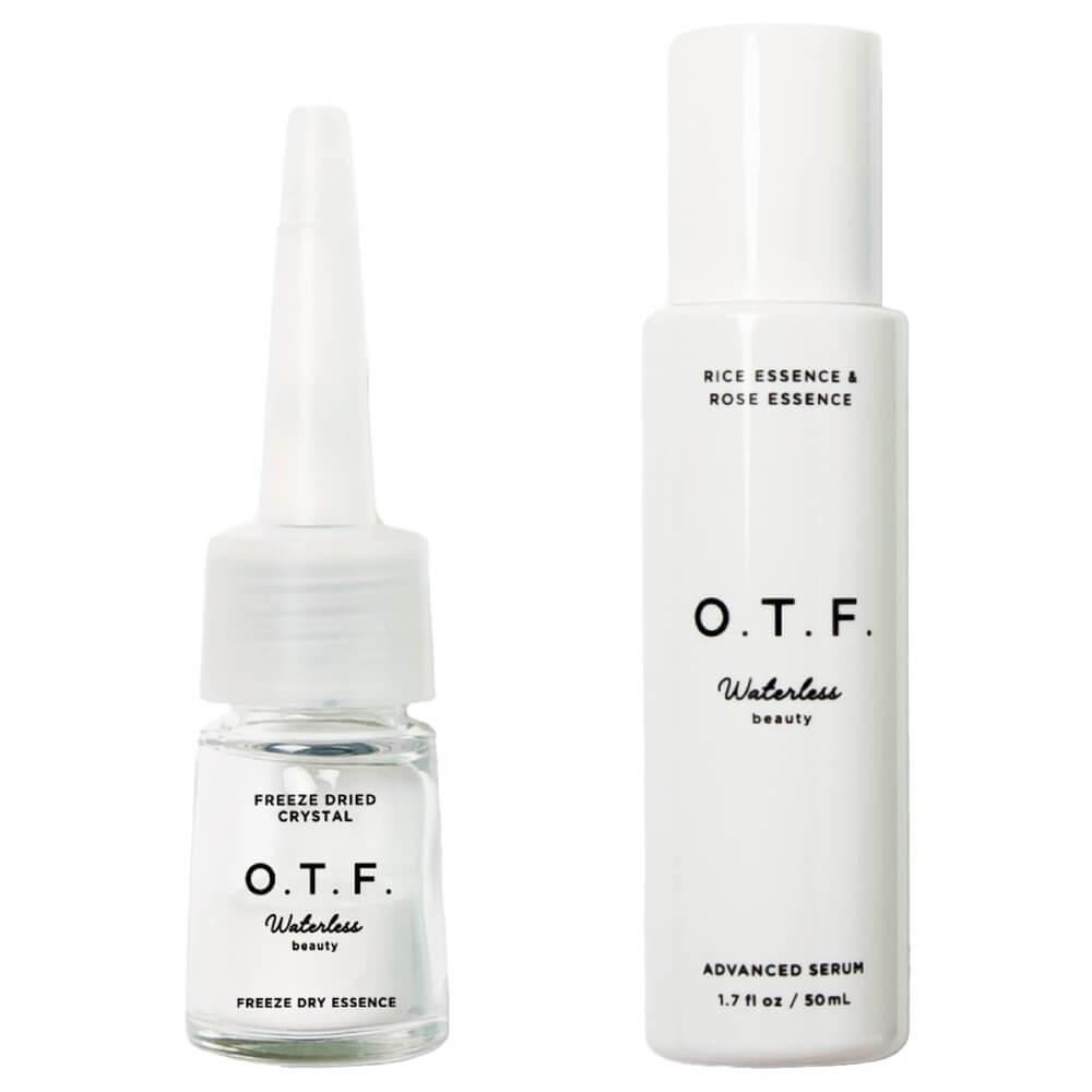 O.T.F 保濕精華液 50ml（高級精華液/無香/米發酵液/植物成分） 毛孔、光澤、緊緻（乾性皮膚/混合性皮膚） 職業女性的獎勵