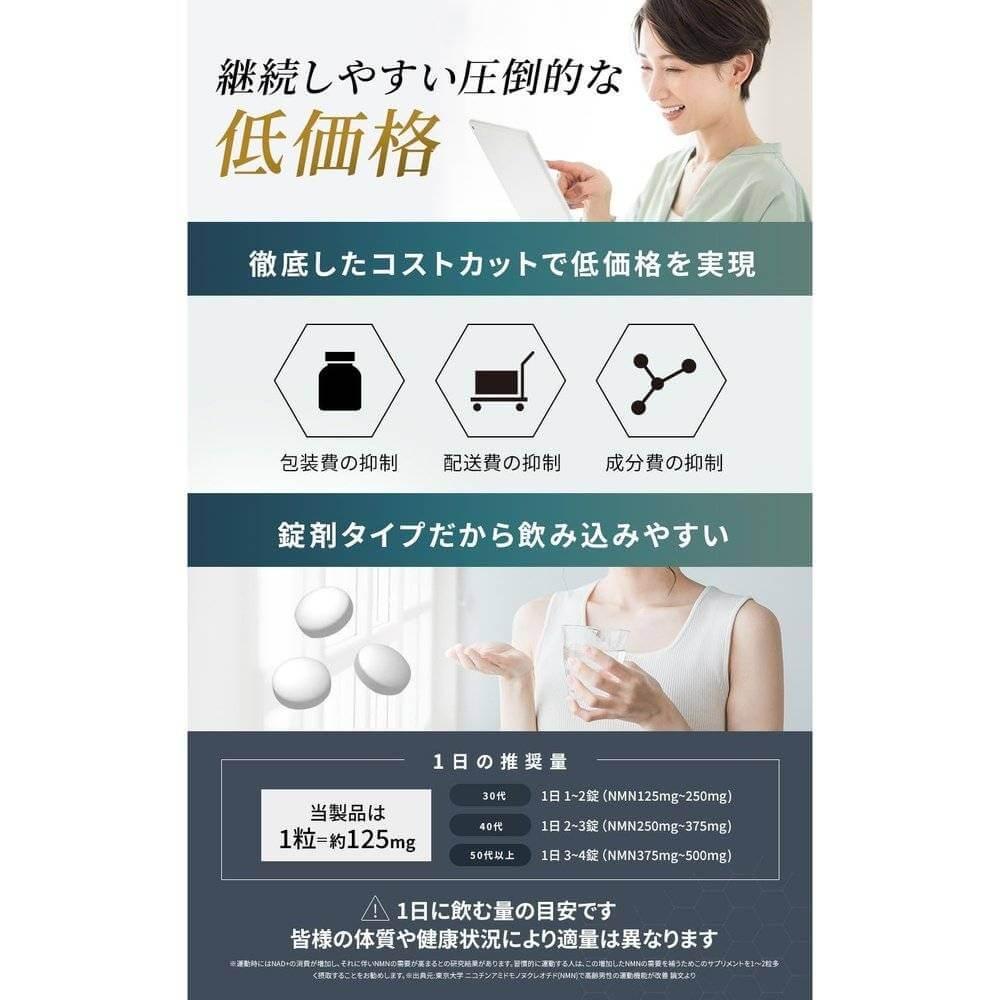 日本製造 SIMPLE NMN 高純度 100% 40 粒 1 袋 5,000mg GMP 認證工廠 佐藤博士監修 抗氧化鋁包裝