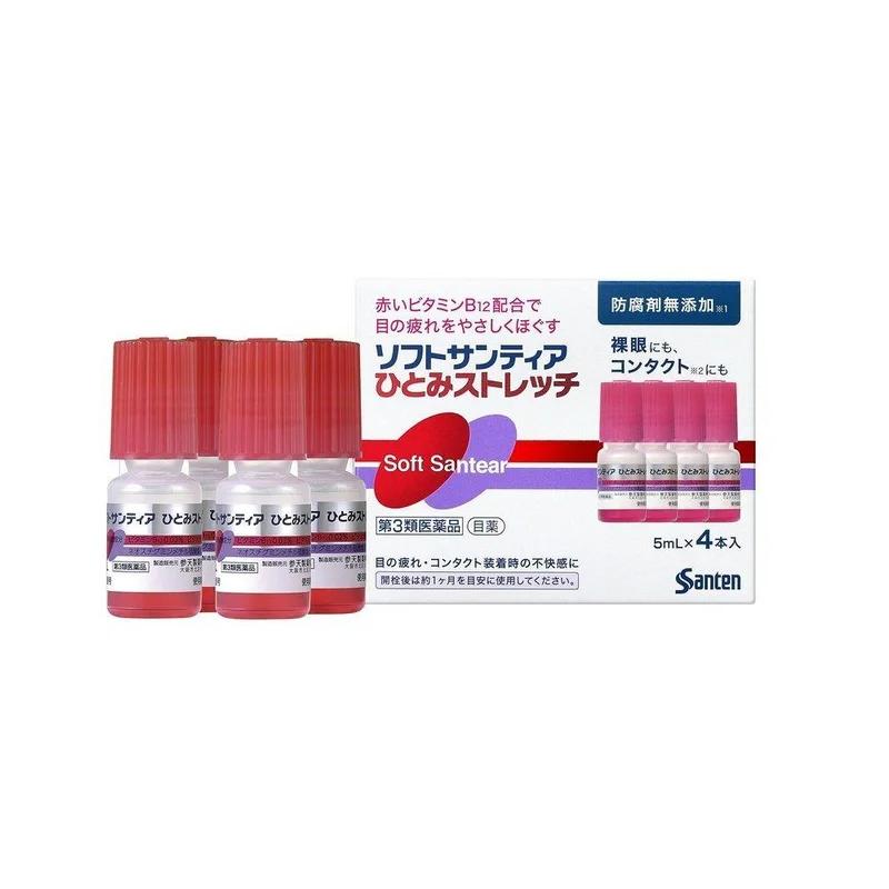 Soft Santen Hitomi Stretch 5mL×4