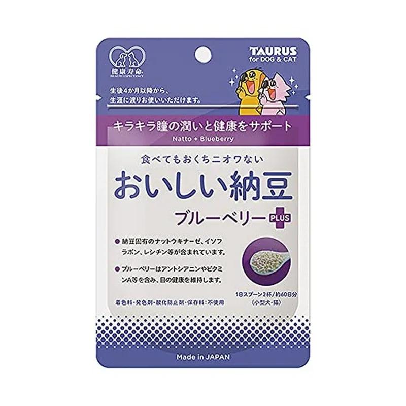 Taurus 寵物狗/貓補充劑美味納豆蔓越莓加 30 克