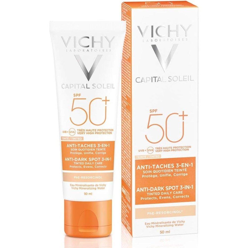 Vichy Ideal Soleil Cream 皮革完美霜 SPF 50+ 防曬霜 - 50 毫升臉部保護