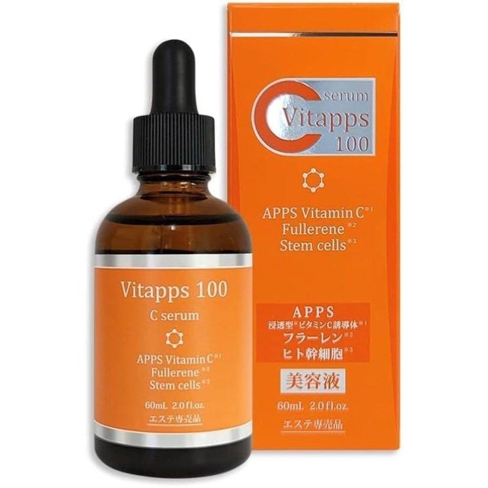 Vitapps 100C 精華 60ml 滲透性維生素 C 精華 人體幹細胞精華 富勒烯精華 EGF 精華 輔酶 Q10 精華